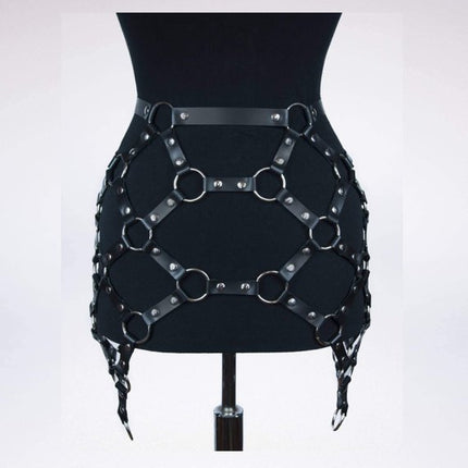 Alpscommerce Costume Accessories Leather Skirts