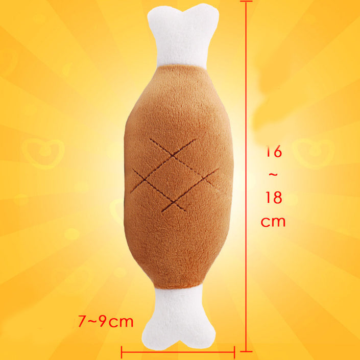 Pet Toys Carp Cat Pillow Crazy Pet Dog Cat Toy Teddy Bichon Plush Sounding Toy