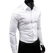 Business Shirt Fashion Candy Color Men's Casual Long-Sleeved Shirt