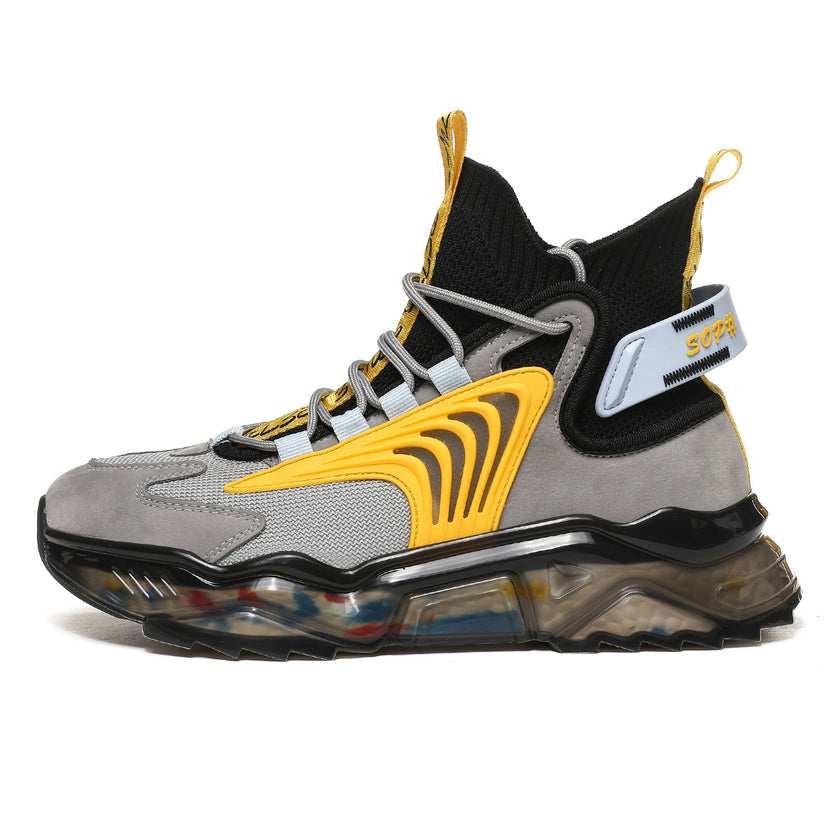 Plus Size Casual Flyknit Mesh Basketball Shoes