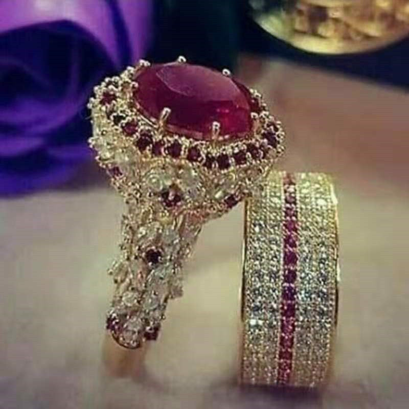 European And American Style Fashion Atmosphere Diamond Ladies Ring