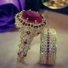 European And American Style Fashion Atmosphere Diamond Ladies Ring