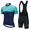 Summer Short-Sleeved Cycling Jersey Suit Breathable Bicycle Sportswear Uniform Custom Cycling Jersey