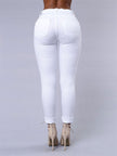 High Quality Women Casual Hole Jeans Denim Jeans