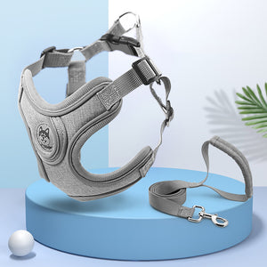 Dog Leash Vest Type Dog Walking Leash Teddy Corgi Fight Small And Medium-Sized Dog Chest Harness Dog