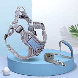 Dog Leash Vest Type Dog Walking Leash Teddy Corgi Fight Small And Medium-Sized Dog Chest Harness Dog