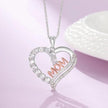 Cross Border Jewelry Fashion Creative Mother'S Day Gift Mom Love Diamond Pendant Necklace Accessories