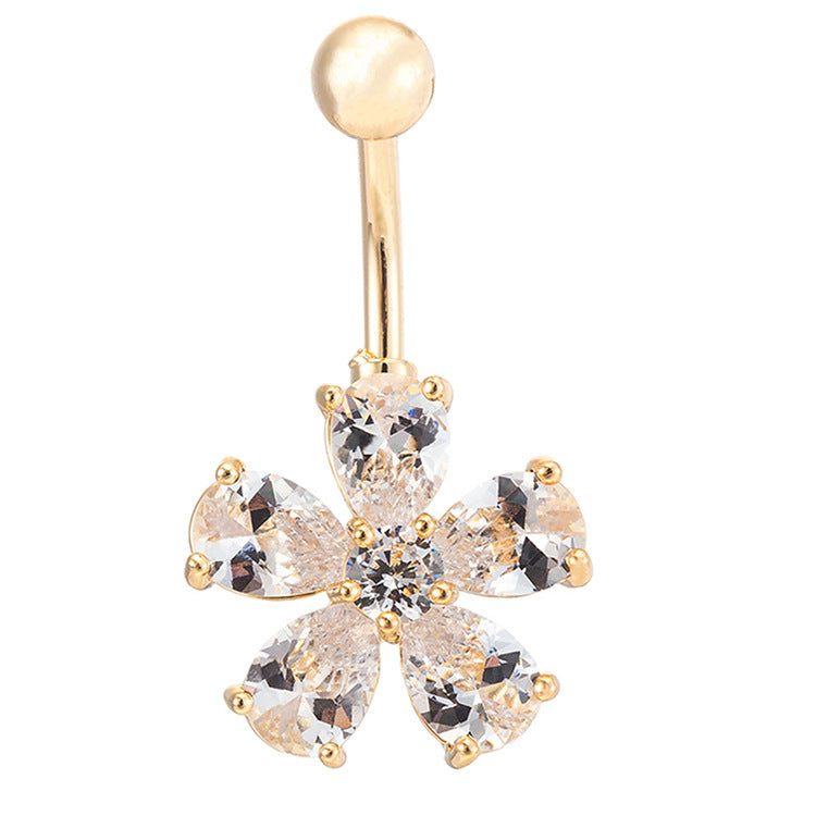 Alpscommerce Stainless Steel Belly Button Ring,  Jewelry Fashionable Gift For Women