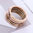 Factory Direct Sale Classic Spring Titanium Steel Rose Gold Ring Rose Gold Couple Ring Pair Ring For Men And Women