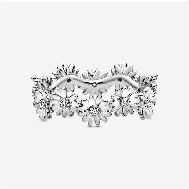 Fashion Simple Sterling Silver Daisy Ring