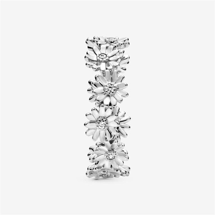 Fashion Simple Sterling Silver Daisy Ring