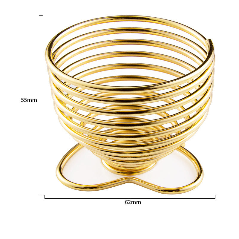 Beauty Egg Rack Spiral Cross Rabbit-Shaped Powder Puff Storage Rack Beauty Egg Tray Metal Drying Rack