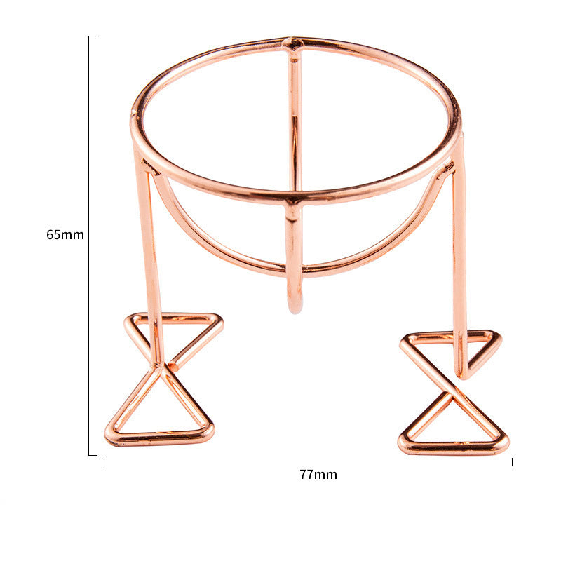 Beauty Egg Rack Spiral Cross Rabbit-Shaped Powder Puff Storage Rack Beauty Egg Tray Metal Drying Rack