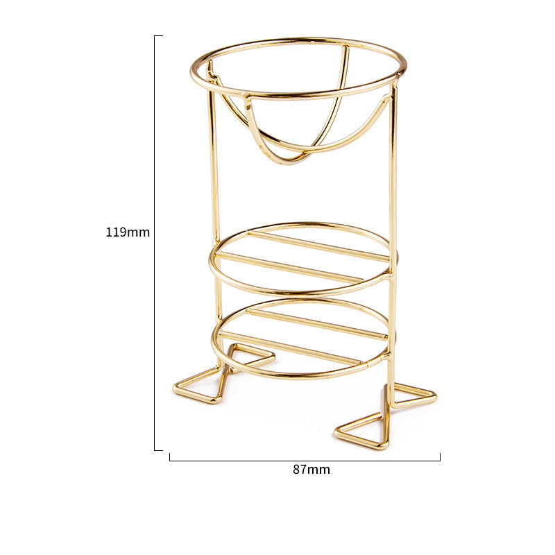 Beauty Egg Rack Spiral Cross Rabbit-Shaped Powder Puff Storage Rack Beauty Egg Tray Metal Drying Rack