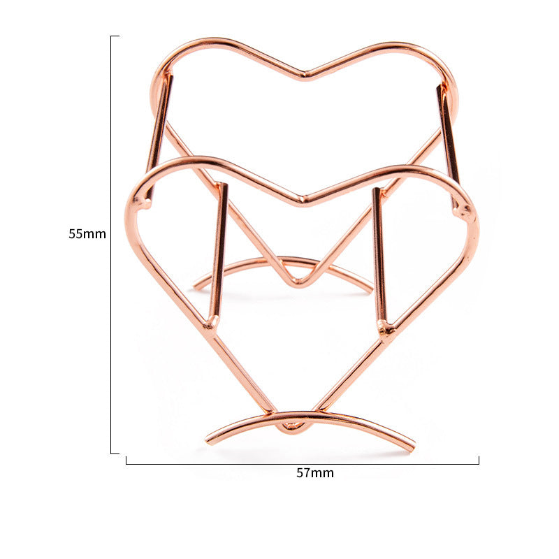 Beauty Egg Rack Spiral Cross Rabbit-Shaped Powder Puff Storage Rack Beauty Egg Tray Metal Drying Rack