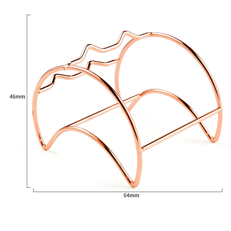 Beauty Egg Rack Spiral Cross Rabbit-Shaped Powder Puff Storage Rack Beauty Egg Tray Metal Drying Rack