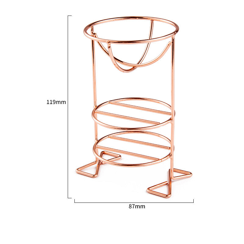 Beauty Egg Rack Spiral Cross Rabbit-Shaped Powder Puff Storage Rack Beauty Egg Tray Metal Drying Rack