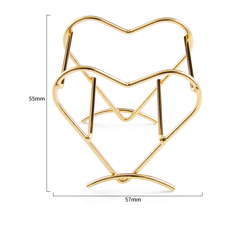 Beauty Egg Rack Spiral Cross Rabbit-Shaped Powder Puff Storage Rack Beauty Egg Tray Metal Drying Rack