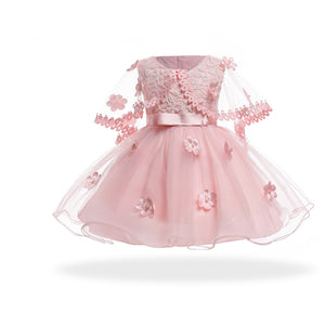 Girls Elegant Wedding Princess Dress Kids Party Formal Dress