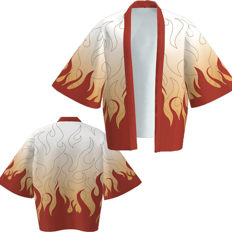 Peripheral Haori Kimono Jacket Kadomon Tanjiro Suit Bathrobe