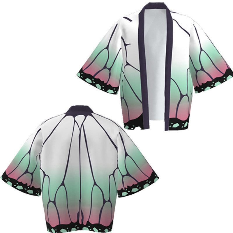Peripheral Haori Kimono Jacket Kadomon Tanjiro Suit Bathrobe