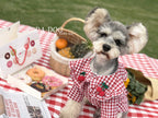 Dog Clothes Small Dog Checkered Shirt Summer Thin