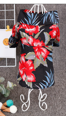 Hawaiian dog style shirt clothes