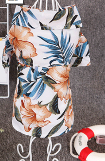 Hawaiian dog style shirt clothes