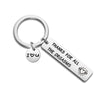 Stainless Steel Long Keychain Long Keychain Europe And America