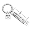 Stainless Steel Long Keychain Long Keychain Europe And America