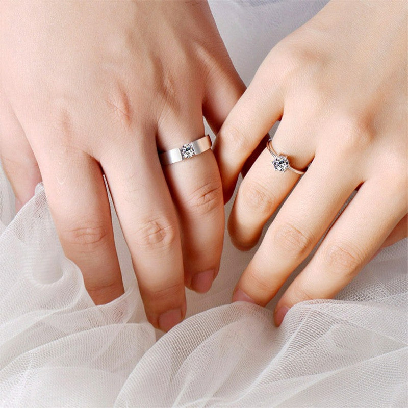 Ring Japan And South Korea Simple Net Celebrity Jewelry Lively Marriage