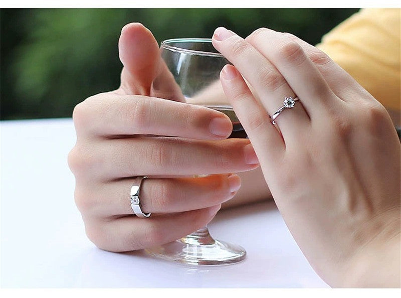 Ring Japan And South Korea Simple Net Celebrity Jewelry Lively Marriage