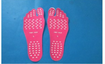 Beach Shoe Invisible Sticker Adhesive Beach Insoles Beach Pads SolesElastic Flexible Pool Barefoot Anti-slip Pads Men Women