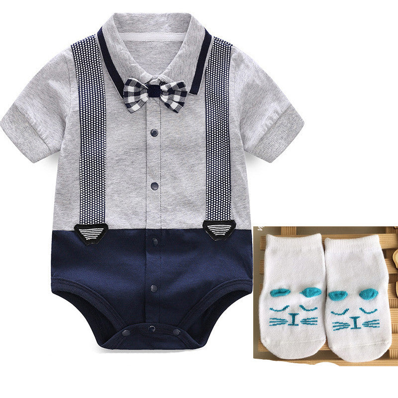 Stylish Baby Male Summer One-piece Clothes