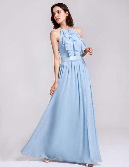 Chiffon Bridesmaid Dress Wedding Long Dress