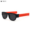 Polarized Folding Wrist Sunglasses With New Strange Bracelet Design Foldablen Sun Glasses