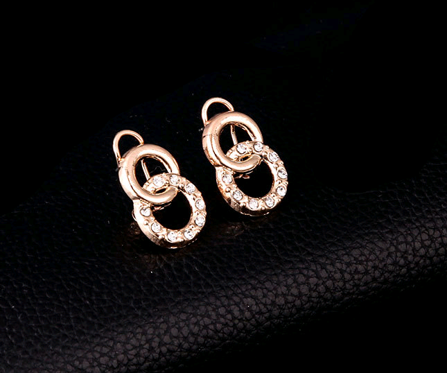 Necklace Earrings Bracelet Ring Jewelry Set 18K Jewelry Four-piece Set