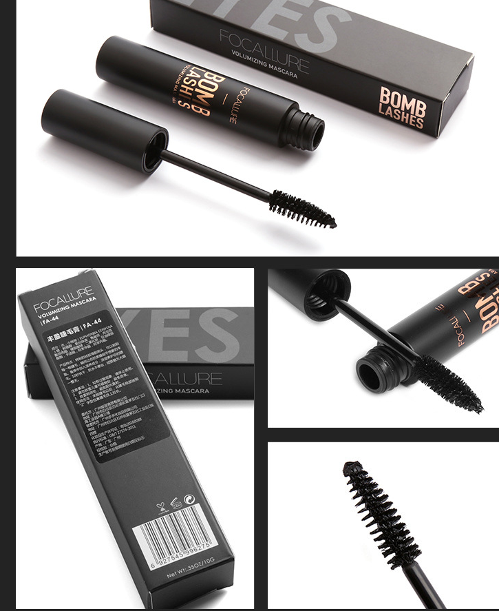Mascara waterproof long curling does not smudge quick-drying soft brush head beauty