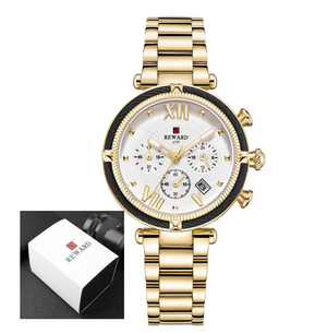 REWARD six-pin waterproof quartz watch