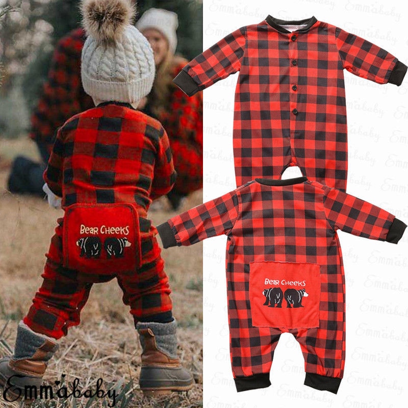 Kiss My Bear Cheeks Pajamas family pajamas