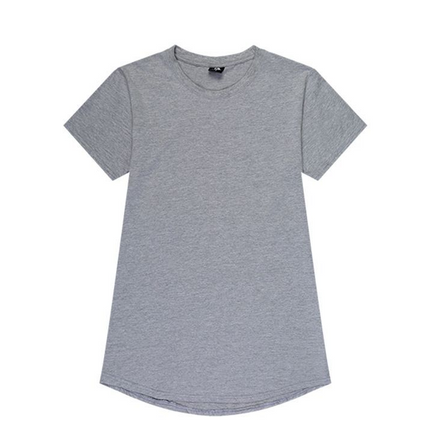 Men's t-shirt new men's round neck youth solid color men's advertising shirt