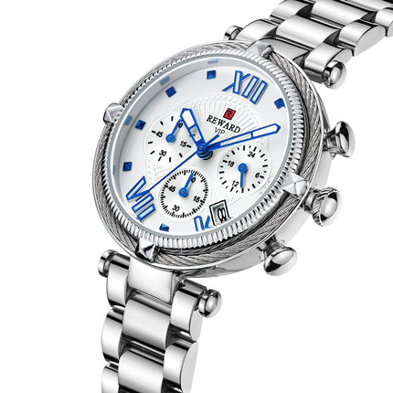REWARD six-pin waterproof quartz watch