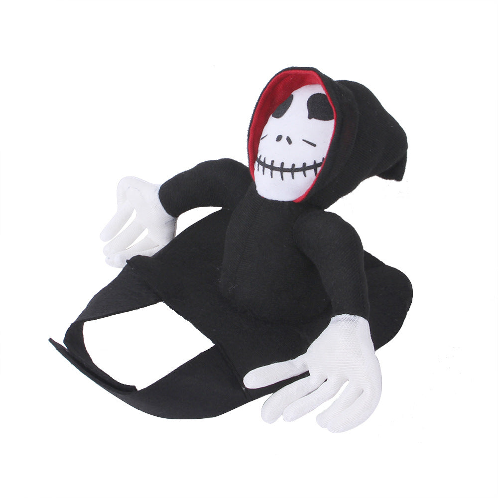 Pet Cosplay Costume Clothes Spider Pumpkin Vest