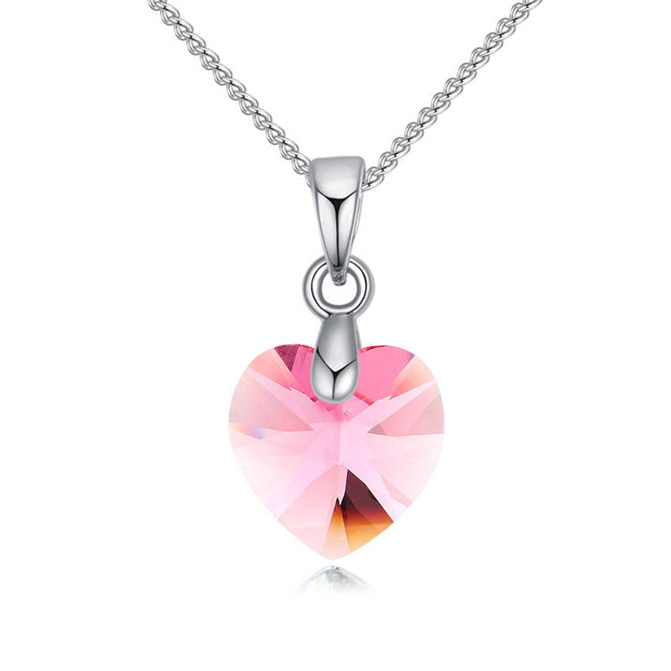 Austrian gold-plated crystal necklace
