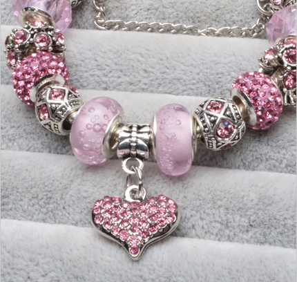 DIY crystal ladies bracelet