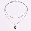 personality fashion popular water drop stone necklace hot sale jewelry