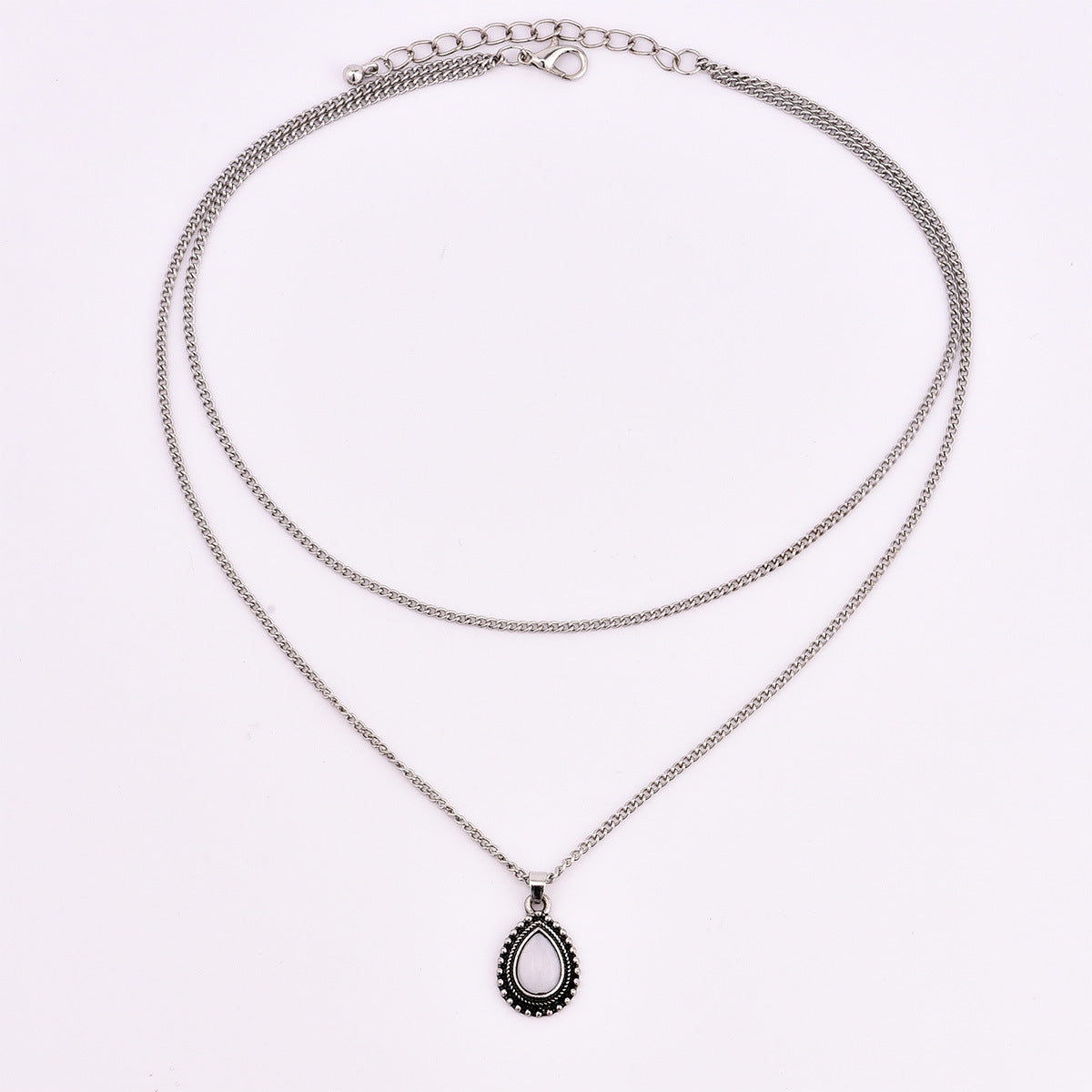 personality fashion popular water drop stone necklace hot sale jewelry