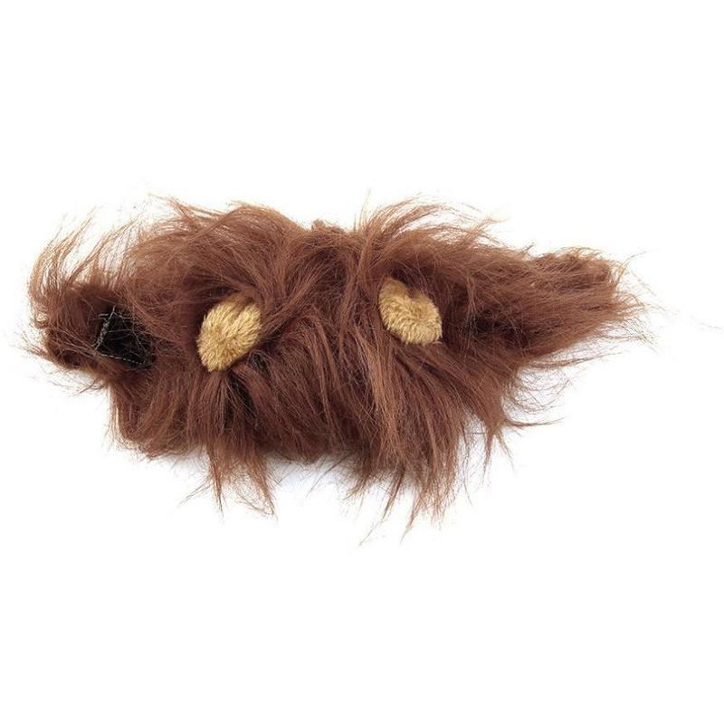 Funny Pet Hat For Small Dogs Cats Hat Emulation Lion Hair Costume