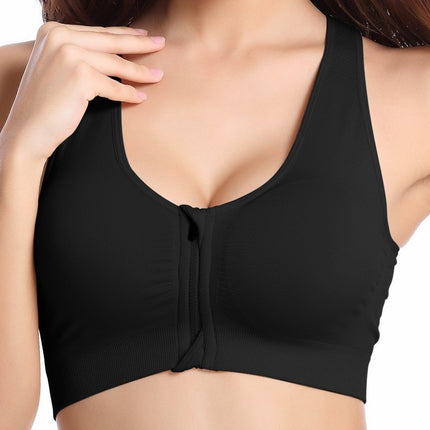 Women Front Zipper Sports Bra Fitness Wear