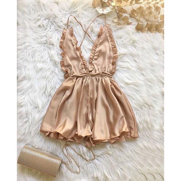 Sleepwear Style Jumpsuit Rompers Clubwear Playsuit Trousers 3 color